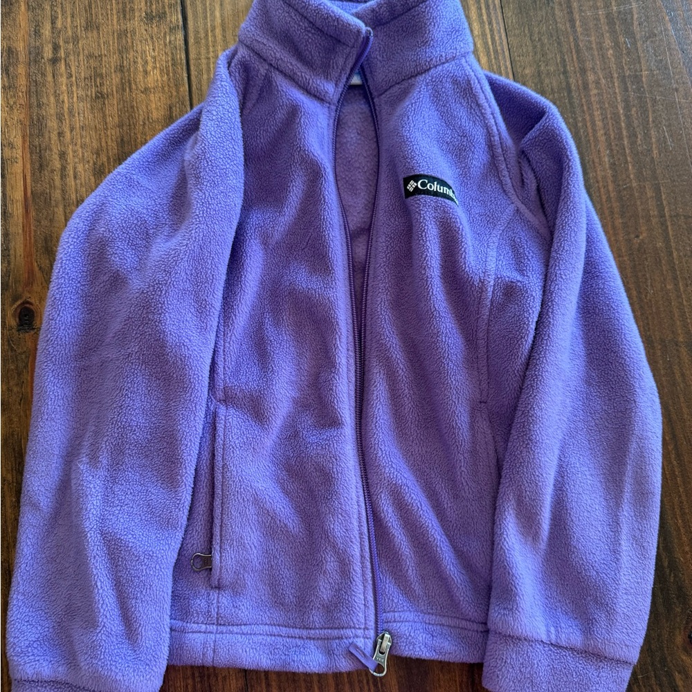 Columbia Lavender purple Fleece Jacket XS